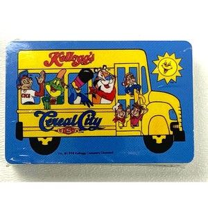 Kellogg's Cereal City Playing Mini Cards Vintage 1998 NEW Sealed